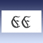 monogram EE (gotic)