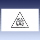 nálepek z růžové porcelánové hmoty - žalud s písmenem D, okolo text ROYAL DUX BOHEMIA v trojúhelníku, varianty: papírové nálepky, razítka, obtisky, sítotisk