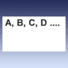 přítisk velkého písmene - pořadové číslo roku od roku 2001 (A)