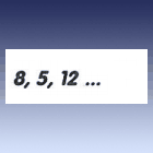 psaná číslice - označení malířky